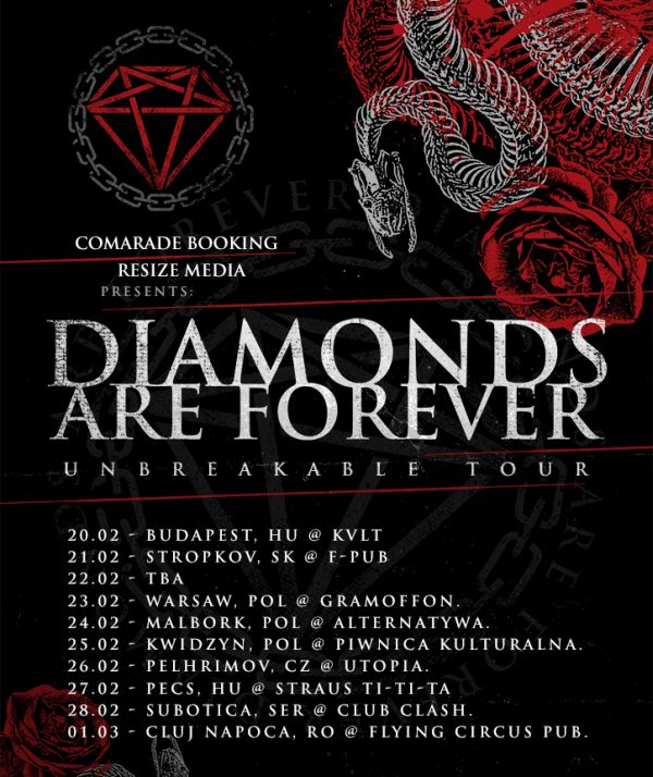 Diamonds Are Forever pleaca in primul turneu european!